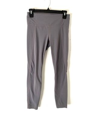 Athleta Grey Ankle Leggings Stretch Activewear